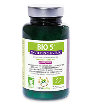 BIO 5 CHUTE DES CHEVEUX (pilulier)